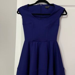 Topshop V Front Skater Dress Size 2
